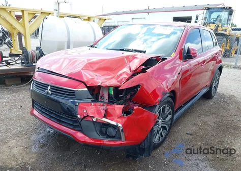 2016 Mitsubishi Outlander Sport 2.4 Es из США, поврежденный, VIN JA4AP3AW3GZ050296